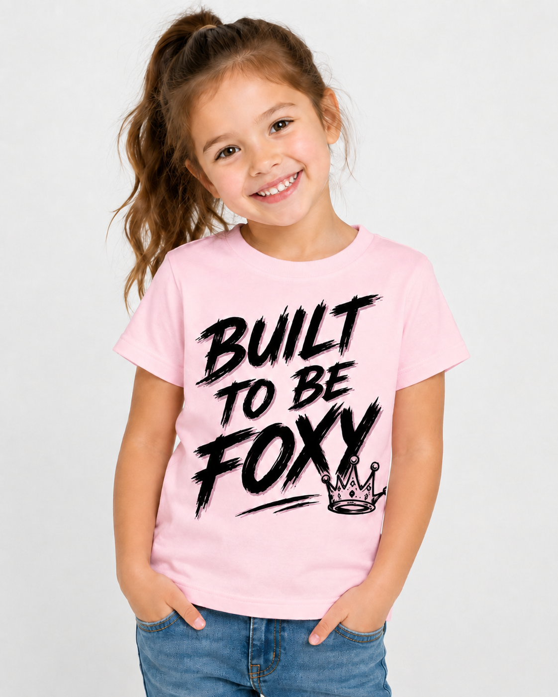Girls Youth Built to be Foxy